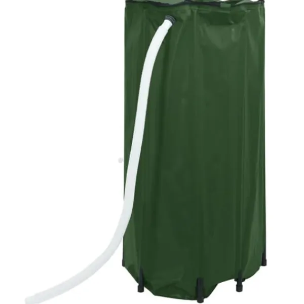 Sale Vikbar vattentank med kran 100L - Regntunna PVC | Färg: Grön | Storlek: 100 L Regntunnor