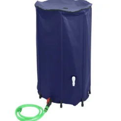 Hot Vikbar vattentank med kran 250 L - PVC vattensamlar | Färg: Grön | Storlek: 250 L Regntunnor