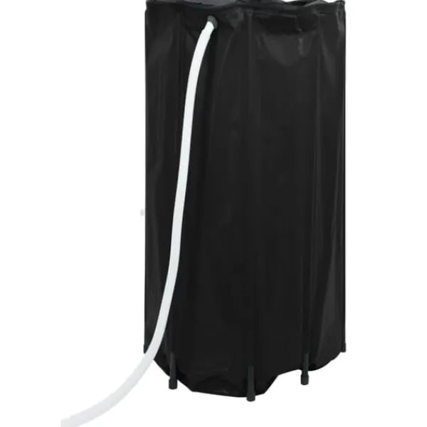 Outlet Vikbar vattentank med kran för regnvatten - 380 L PVC | Färg: Grön | Storlek: 380 L Regntunnor