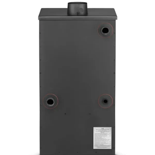 Clearance vedeldad kamin 22 kW, antracit - C - Mindre slitage Vedeldade Kaminer