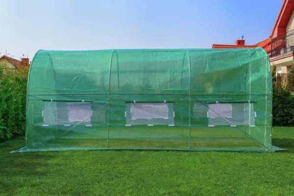 Sale 250x200cm hobbyväxthus för nybörjare - Enkel montering, UV-beständigt, 6 fönster Växthus
