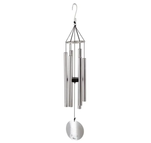 Vindklocka NATURENS MELODY H80cm, silver