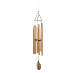 Hot Vindklocka NATURENS MELODY H99cm, guld Vinddekoration