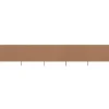 vidaXL Vindskydd 5 paneler tyg 600x120 cm taupe