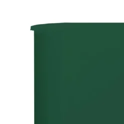 Clearance Vindskydd 6 paneler tyg 800x120 cm grön Vinddekoration