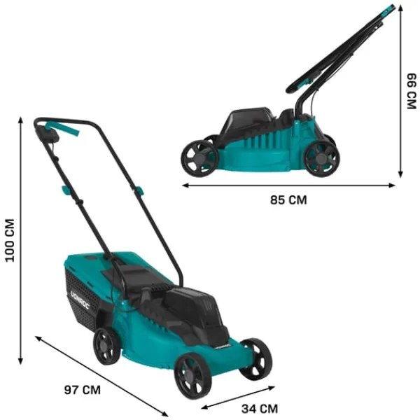 Outlet Gräsklippare & Trimmer 20V – Set inkl. 4.0Ah Batteri och laddare Trädgårdsmaskiner