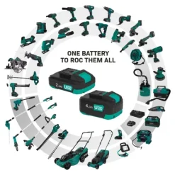 Outlet Gräsklippare & Trimmer 20V – Set inkl. 4.0Ah Batteri och laddare Trädgårdsmaskiner