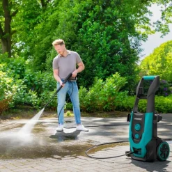 Online Högtryckstvätt 2200W – 170 Bar – 450L/h – Integrerad Tvättmedelsbehållare – 8m Slang – För Hem och Trädgård Trädgårdsmaskiner