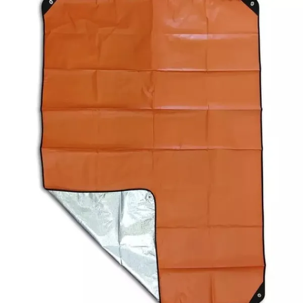 New värmereflekterande filt, väremisolerande filt, BRIV TERMISK NÖDFILT 150 x 210 cm Beredskapsplaner