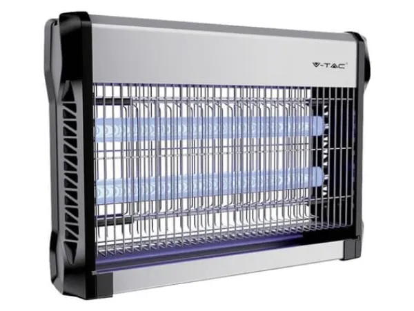 Discount V-TAC VT-3220 11180 UV-insektfanger 20 W (B x H x T) 397 x 280 x 93,5 mm Sort, Grå 1 stk Flugsmällor