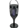 V-TAC VT-3215 23459 UV-insektsfångare UV-ljus, Strömgitter 5 W (L x B x H) 128 x 128 x 672 mm Svart 1 st Flugsmällor