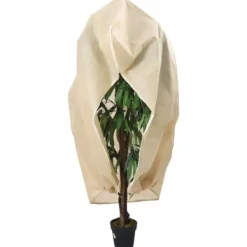 Best Växtfrostskydd med blixtlås 2 st 70 g/m² | Storlek: 2,36x2 m | Färg: Vit Markduk & Fiberduk