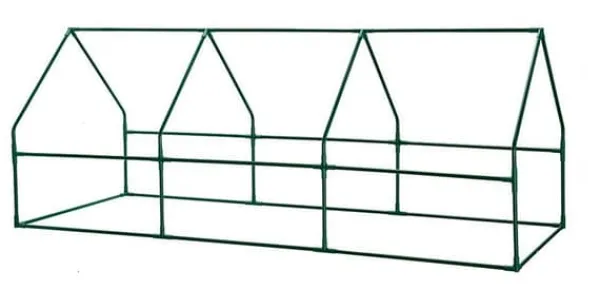 VÄXTHUS 240*90*90 CM, PE-FOLIE 135G, METALLKONSTRUKTION - T N15-912