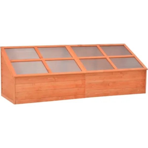 Sale Växthus - Living Växthus trä 180x57x62 cm Växthus