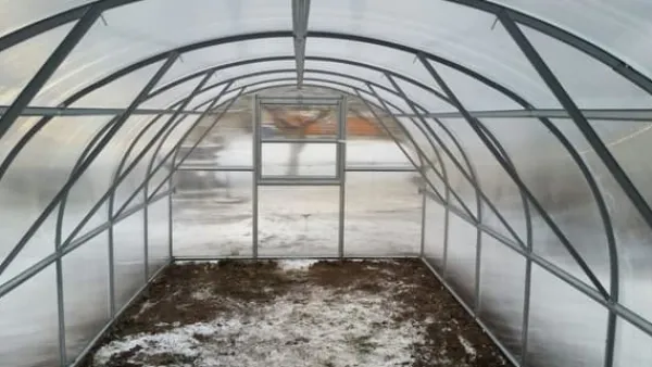 Best Växthus BALTIC 3x8m med 6 mm polykarbonatbeläggning Växthus