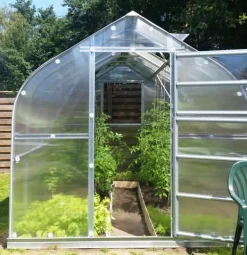 Baumera Växthus STANDART 10 - 2,5x4m med 6 mm polykarbonatbeläggning