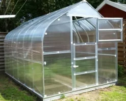 Baumera Växthus STANDART 10 - 2,5x4m med 6 mm polykarbonatbeläggning