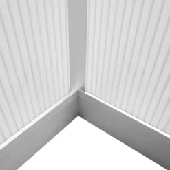 Växthus i aluminium 4,6 m² - UV-resistent och isolerat | Färg: Aluminium | Storlek: 4,6 m²