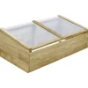 Växthus i tryckimpregnerad furu - Odlingslåda för trädgård | Storlek: 100x50x35 cm