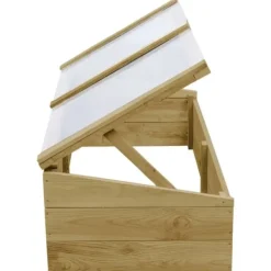 Växthus i tryckimpregnerad furu - Odlingslåda för trädgård | Storlek: 100x50x35 cm