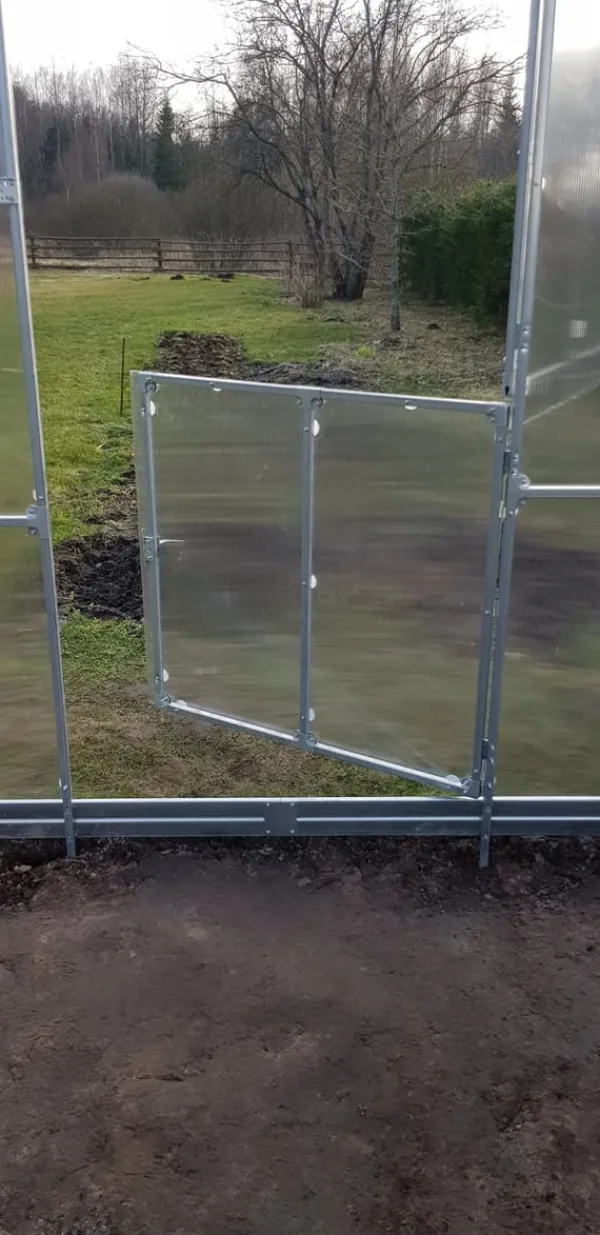 Online Växthus KLASIKA TUBE 3x6m (18m2) med fundament och 6mm polykarbonatbeläggning Växthus
