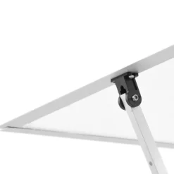 Växthus med aluminiumram - Väderbeständigt och stabilt | Storlek: 169x169x202 cm | Färg: Silver