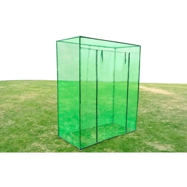vidaXL Växthus stålram PVC