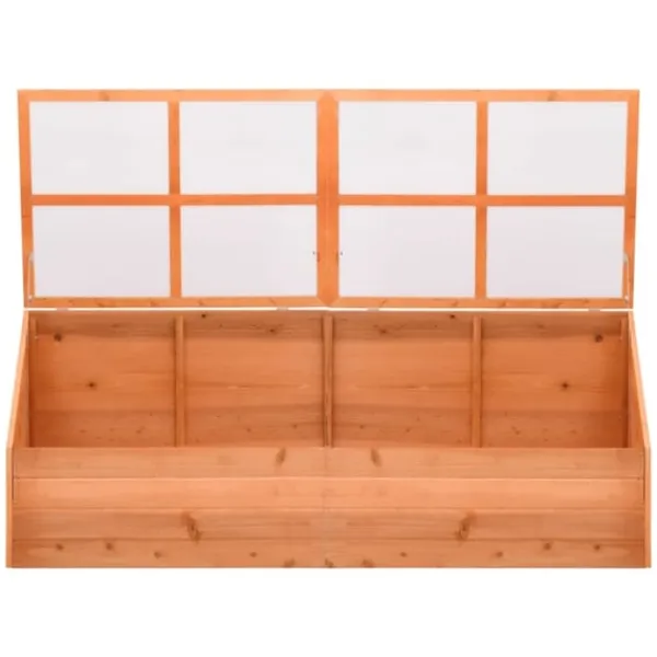 Hot Växthus trä 180x57x62 cm Växthus
