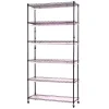 Discount Växthyllla, 6-nivåers inomhus växtställ med växtbelysning, 90x35x180 cm, metall Växtställ
