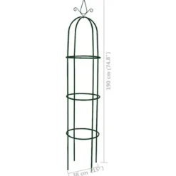 Växtstöd obelisk 2 st - Rosenbåge - Spaljé - Home & Living