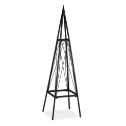 Sale Växtstöd Obelisk, 132x36x34 cm, Svart Krukor & Växtbehållare