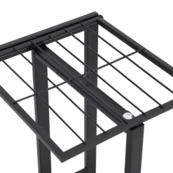Outlet Växtställ - Living Växtställ med 5 hyllor 43x22x98 cm svart metall Växtställ