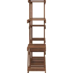 Best Växtställ - Living Växtställ 110x25x110,5 cm massivt granträ Växtställ