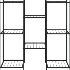 Växtställ - Living Växtställ 83x25x80 cm svart järn