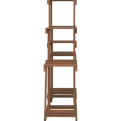 Outlet Växtställ - Living Växtställ 110x25x96 cm massivt granträ Växtställ
