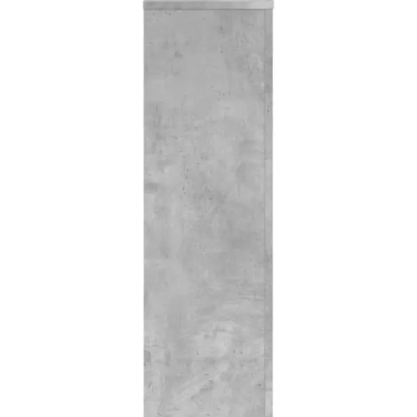 New Växtställ 2 st betonggrå konstruerat trä | Storlek: 25x25x80 cm Växtställ