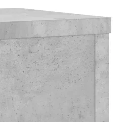 New Växtställ 2 st betonggrå konstruerat trä | Storlek: 25x25x80 cm Växtställ