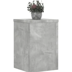 vidaXL Växtställ 2 st betonggrå 20x20x30 cm konstruerat trä