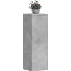 Outlet Växtställ 2 st betonggrå 33x33x100 cm konstruerat trä Växtställ
