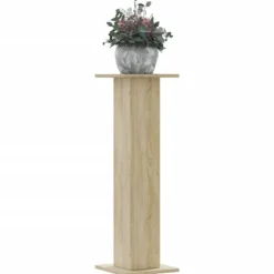 vidaXL Växtställ 2 st sonoma-ek 30x30x95 cm konstruerat trä