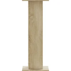 Växtställ 2 st sonoma-ek 30x30x80 cm konstruerat trä Växtställ