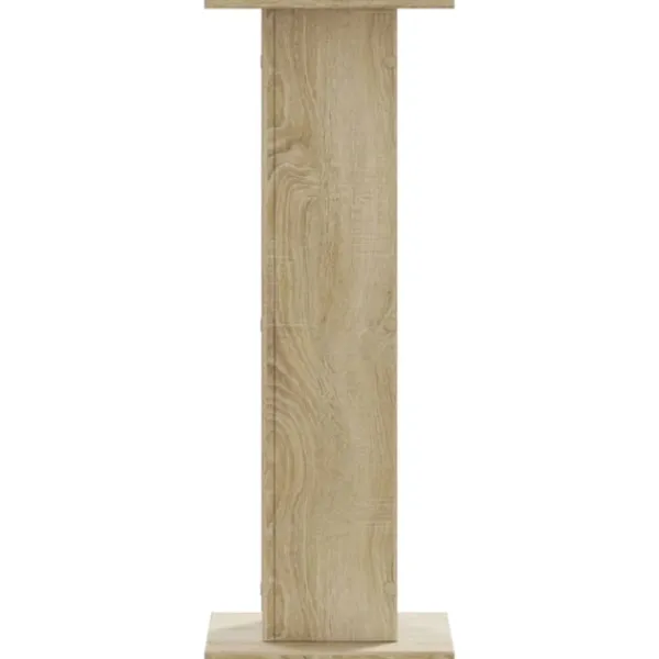 Växtställ 2 st sonoma-ek 30x30x80 cm konstruerat trä Växtställ