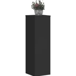 Sale Växtställ 2 st svart 25x25x80 cm konstruerat trä Växtställ