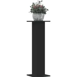 vidaXL Växtställ 2 st svart 30x30x95 cm konstruerat trä