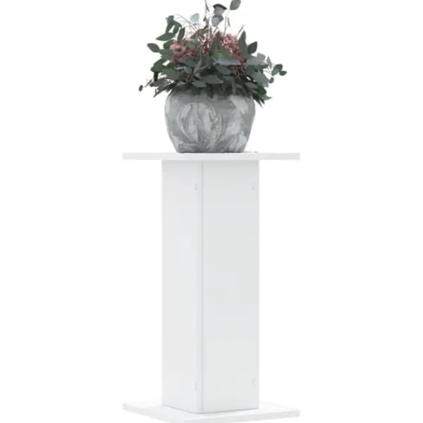 vidaXL Växtställ 2 st vit 30x30x60 cm konstruerat trä