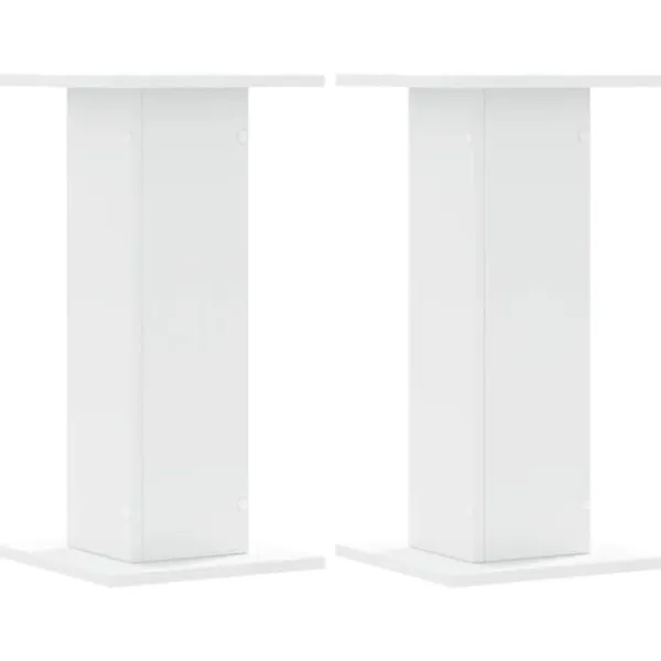 vidaXL Växtställ 2 st vit 30x30x60 cm konstruerat trä