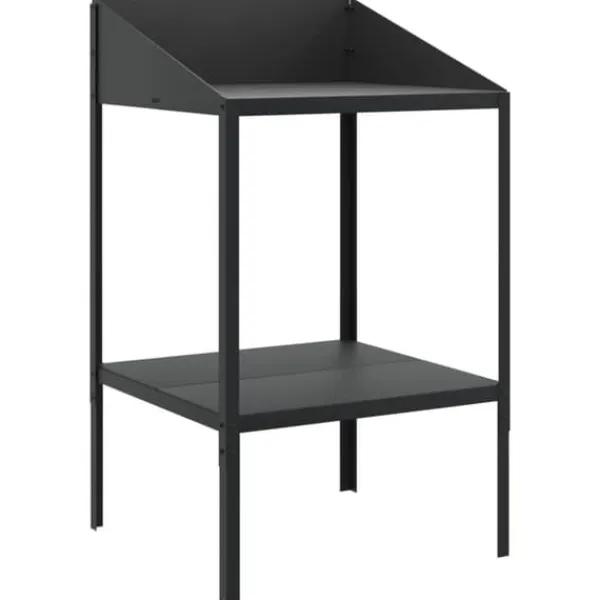 Outlet Växtställ antracit 56,5x54,5x100 cm galvaniserat stål Planteringsbänkar