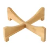 Online Växtställ Bambu Blomkruka Bricka Korsformad Multifunktion för Husdjurshem Kök 17,5x5cm Växtställ