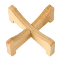 Online Växtställ Bambu Blomkruka Bricka Korsformad Multifunktion för Husdjurshem Kök 17,5x5cm Växtställ