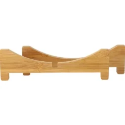 Online Växtställ Bambu Blomkruka Bricka Korsformad Multifunktion för Husdjurshem Kök 17,5x5cm Växtställ